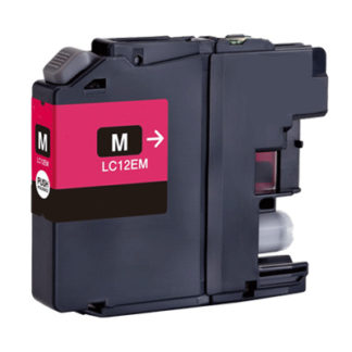 cartuccia brother lc 12em compatibile magenta